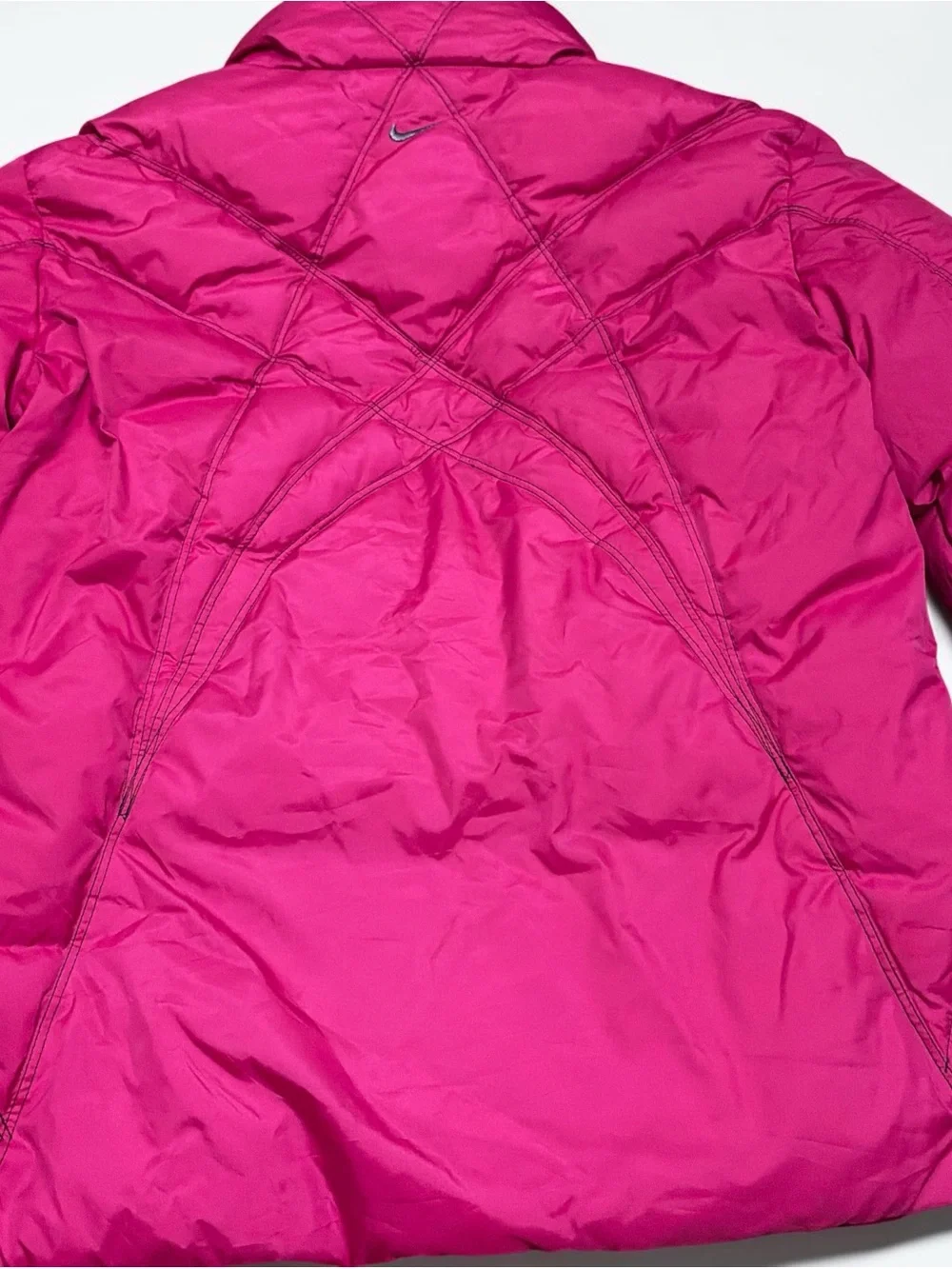 Vintage Nike Bright Pink Quilted Puffer Jacket